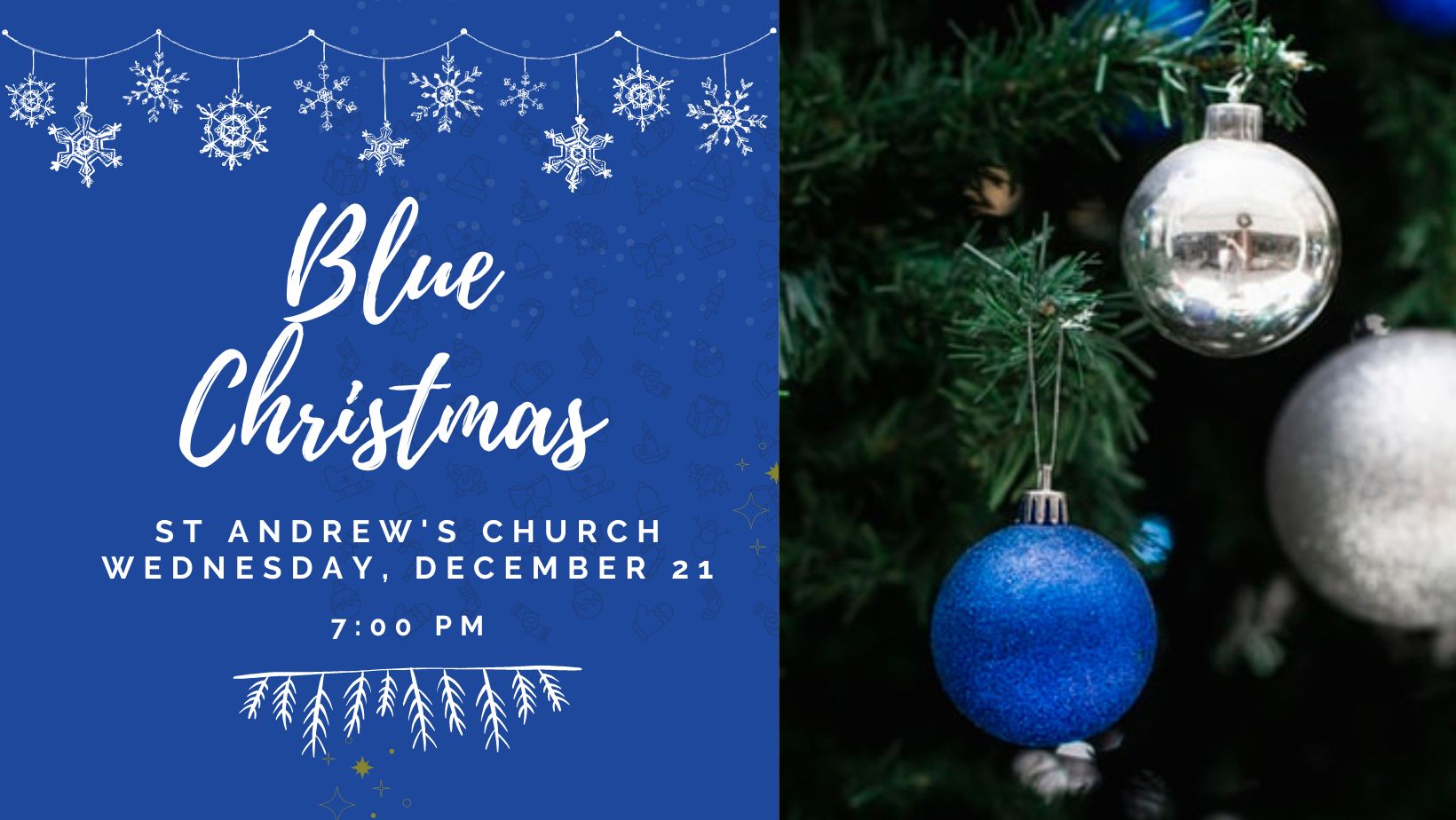 Featured image for Blue Christmas Worship Service