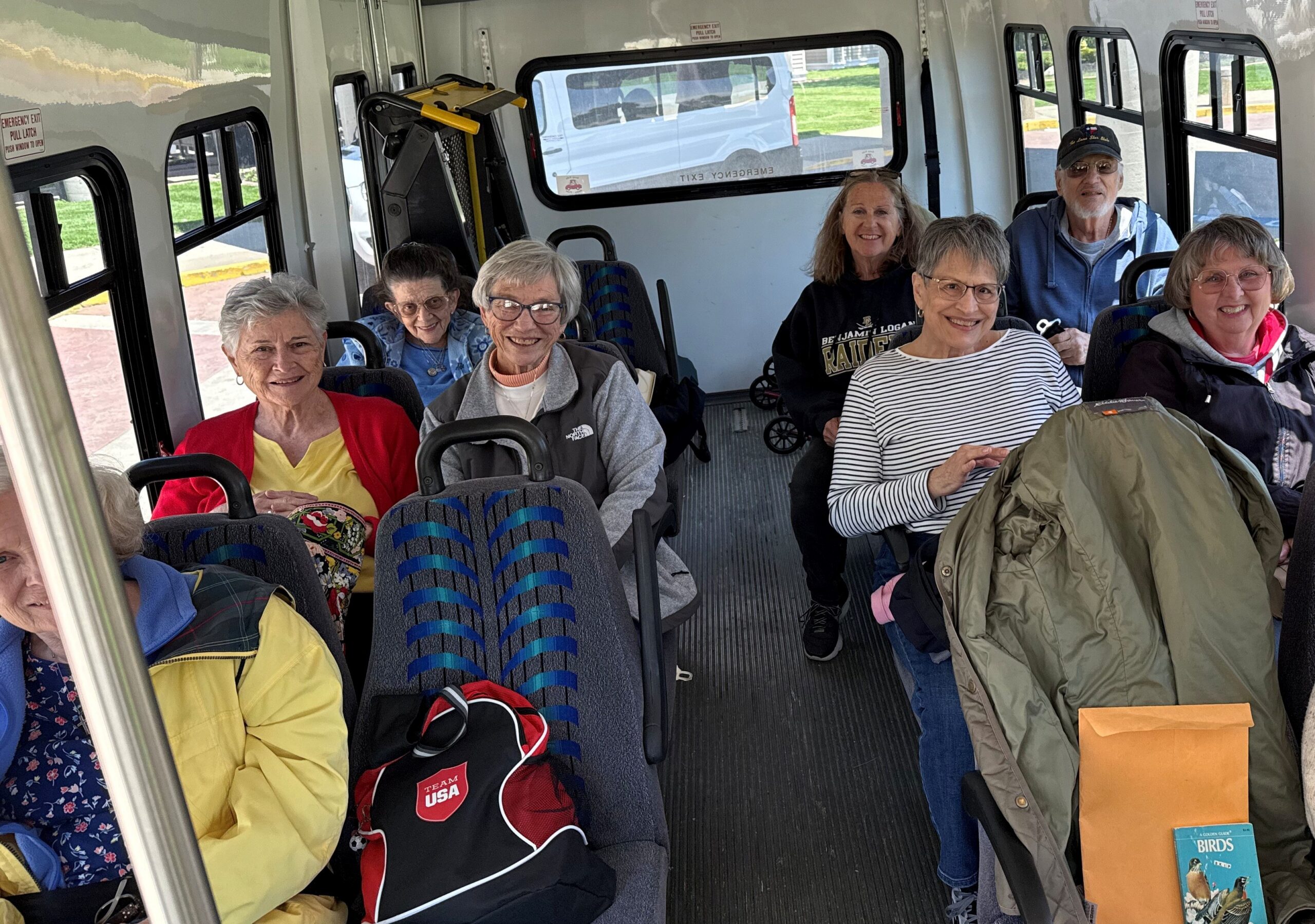 Senior Ministry group on one of their Out and About trips.